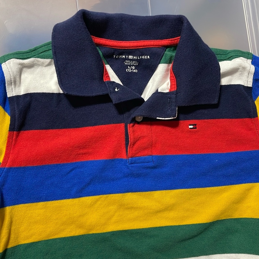 Boy’s size L Tommy Hilfiger polo